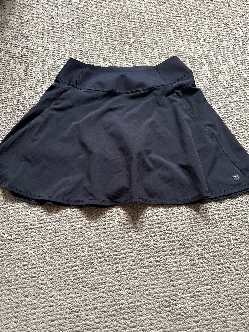 Puma Black Circle Skirt with Built-In Short